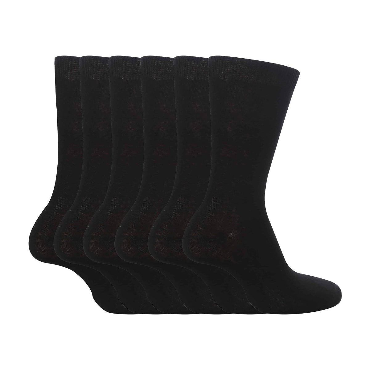 6 Pack Girls & Boys Plain Soft Breathable Cotton School Socks (3 Sizes)