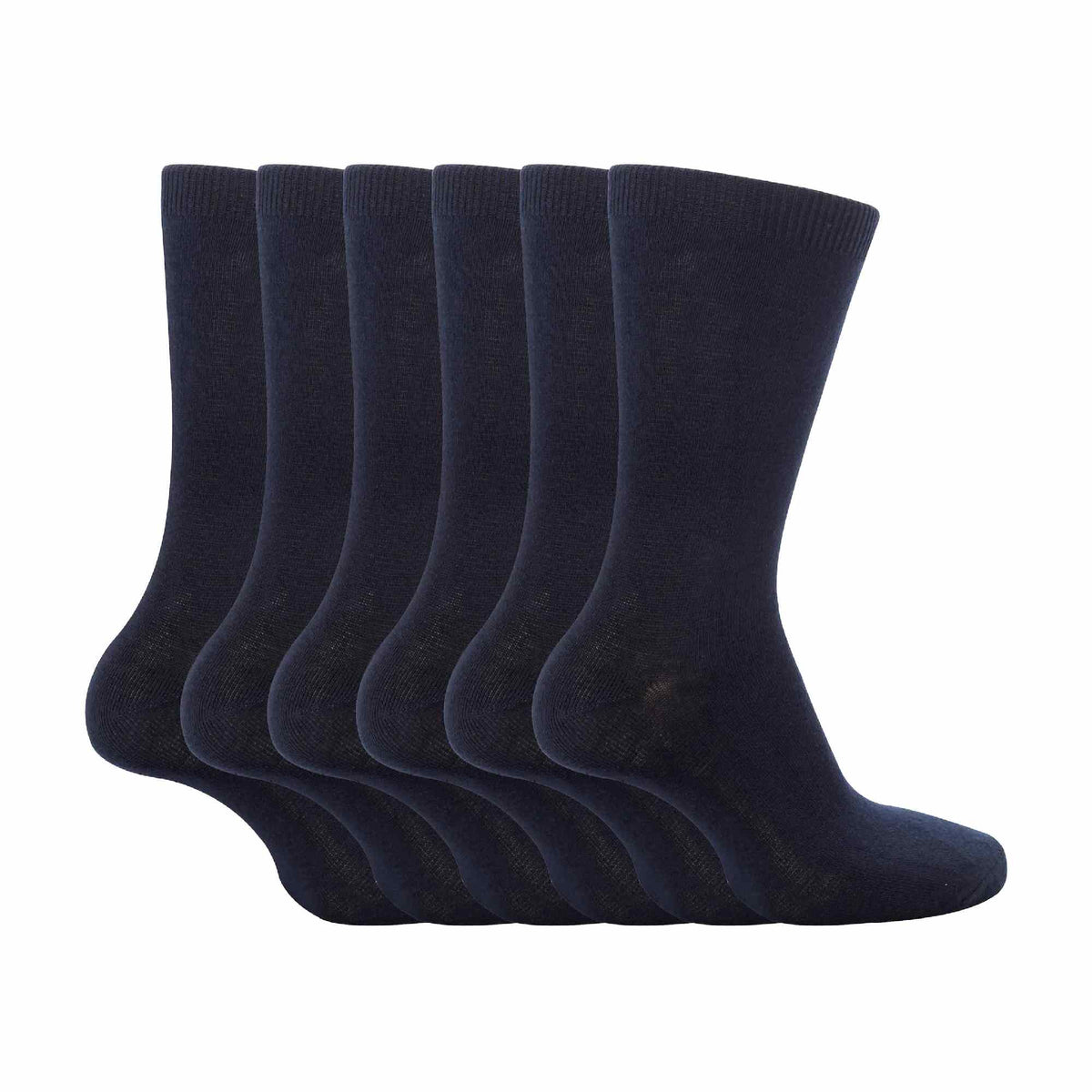 6 Pack Girls & Boys Plain Soft Breathable Cotton School Socks (3 Sizes)