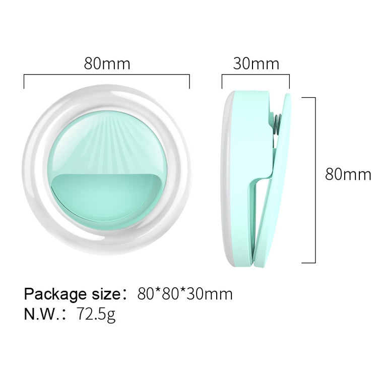 RK34 Rechargeable Beauty Selfie Light Selfie Clip Flash Fill Light