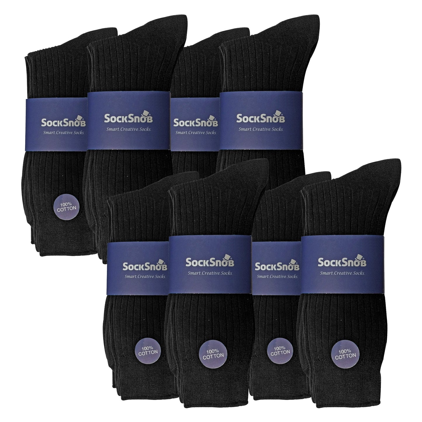 Mens Thin Soft Cotton Plain Coloured Socks (Multipack Options)