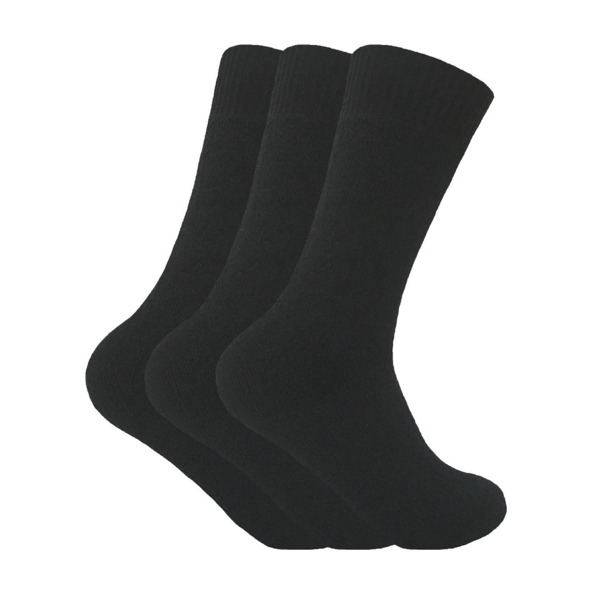 3 Pack Mens Padded Sole Winter Warm Thermal Wool Walking Boot Socks