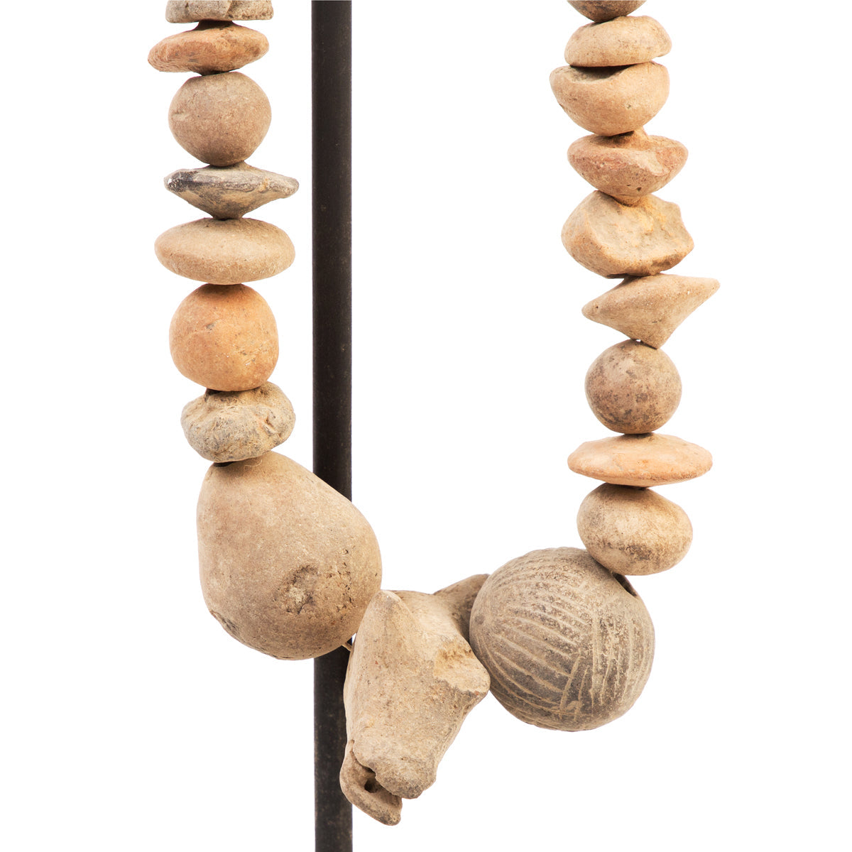 500+ Year old terracotta beads 23H