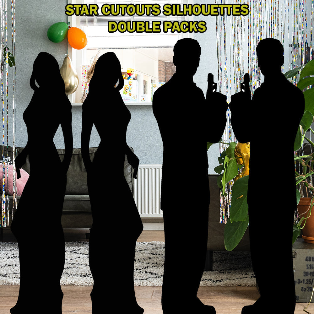 SC006 Secret Agent Girl, Double Pack Cardboard Cut Out Height 172cm