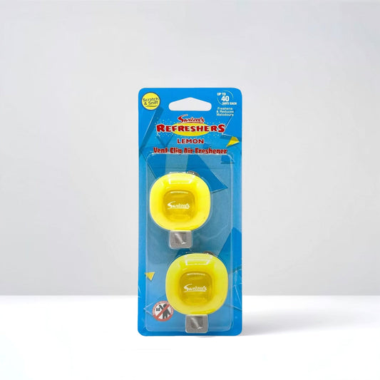 Swizzels Lemon Refreshers Twin Vent Clip Car Air Freshener