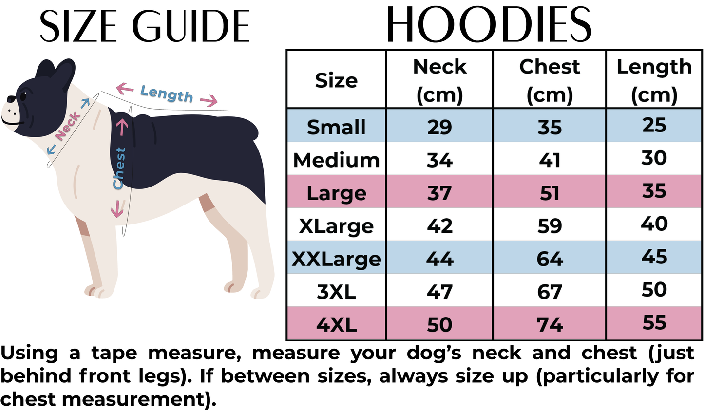 Dog Hoodie - Black