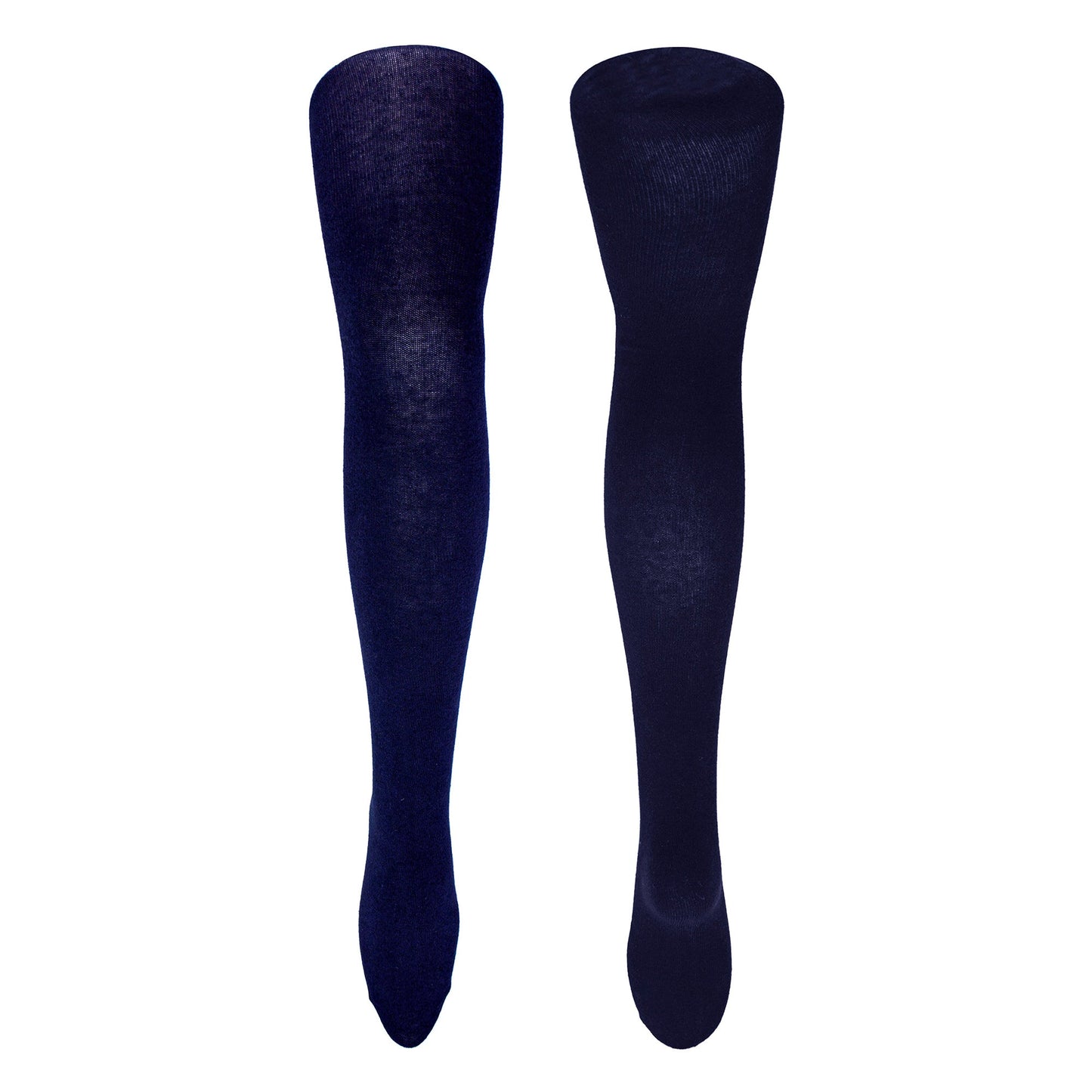 3 Pack Girls Plain Soft Breathable Cotton School Tights (5 Sizes)