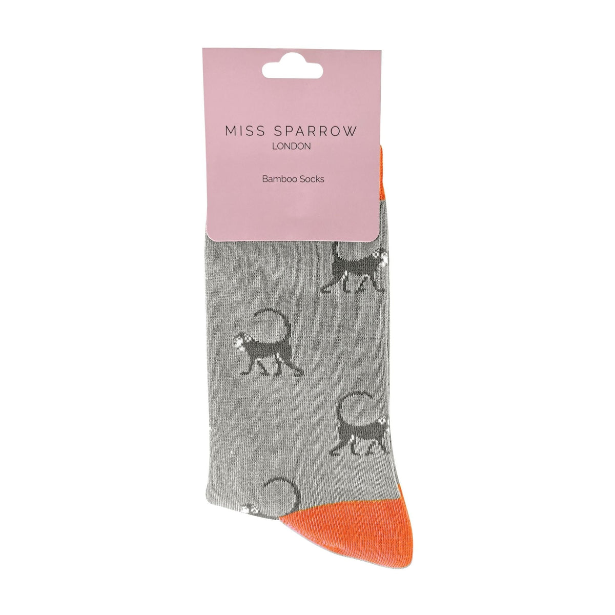 1 Pack Ladies Novelty Monkey Bamboo Socks