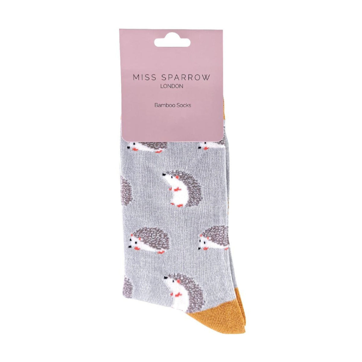 1 Pack Ladies Novelty Hedgehog Bamboo Socks