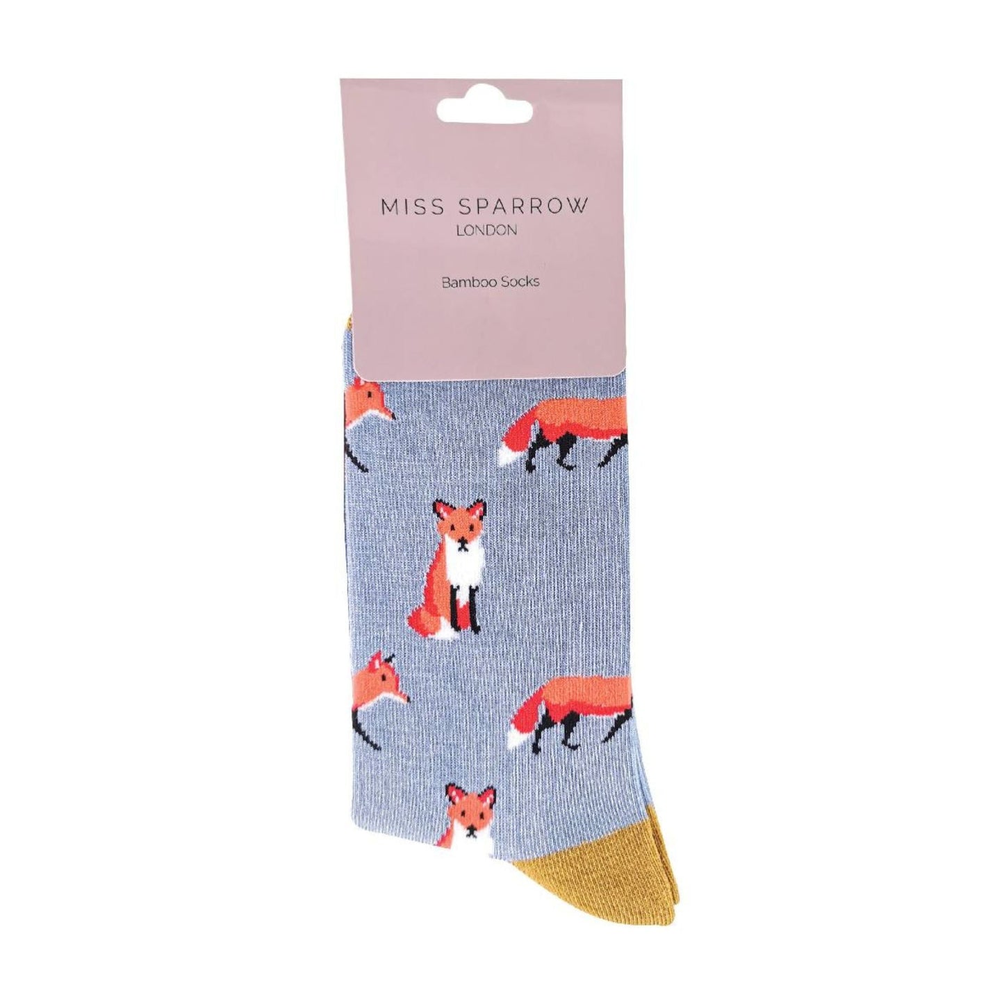 1 Pack Ladies Novelty Fox Bamboo Socks