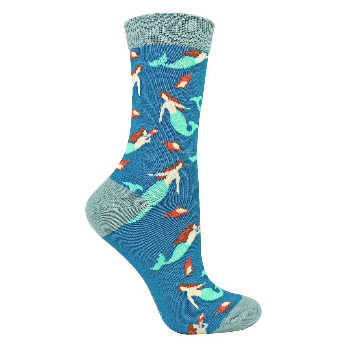 Ladies Mermaids Novelty Patterned Bamboo Socks