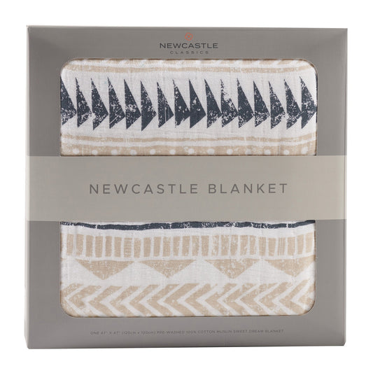 Pyramid Print Newcastle Blanket