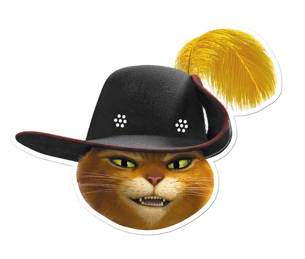 SM211 Puss in Boots Shrek Single Face Mask