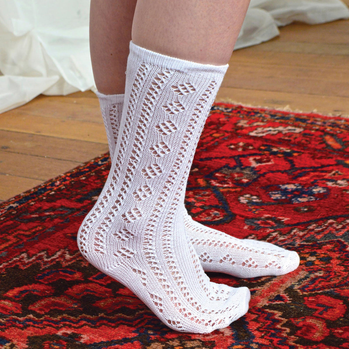 6 Pack Girls Cotton School Pelerine Knee High Socks