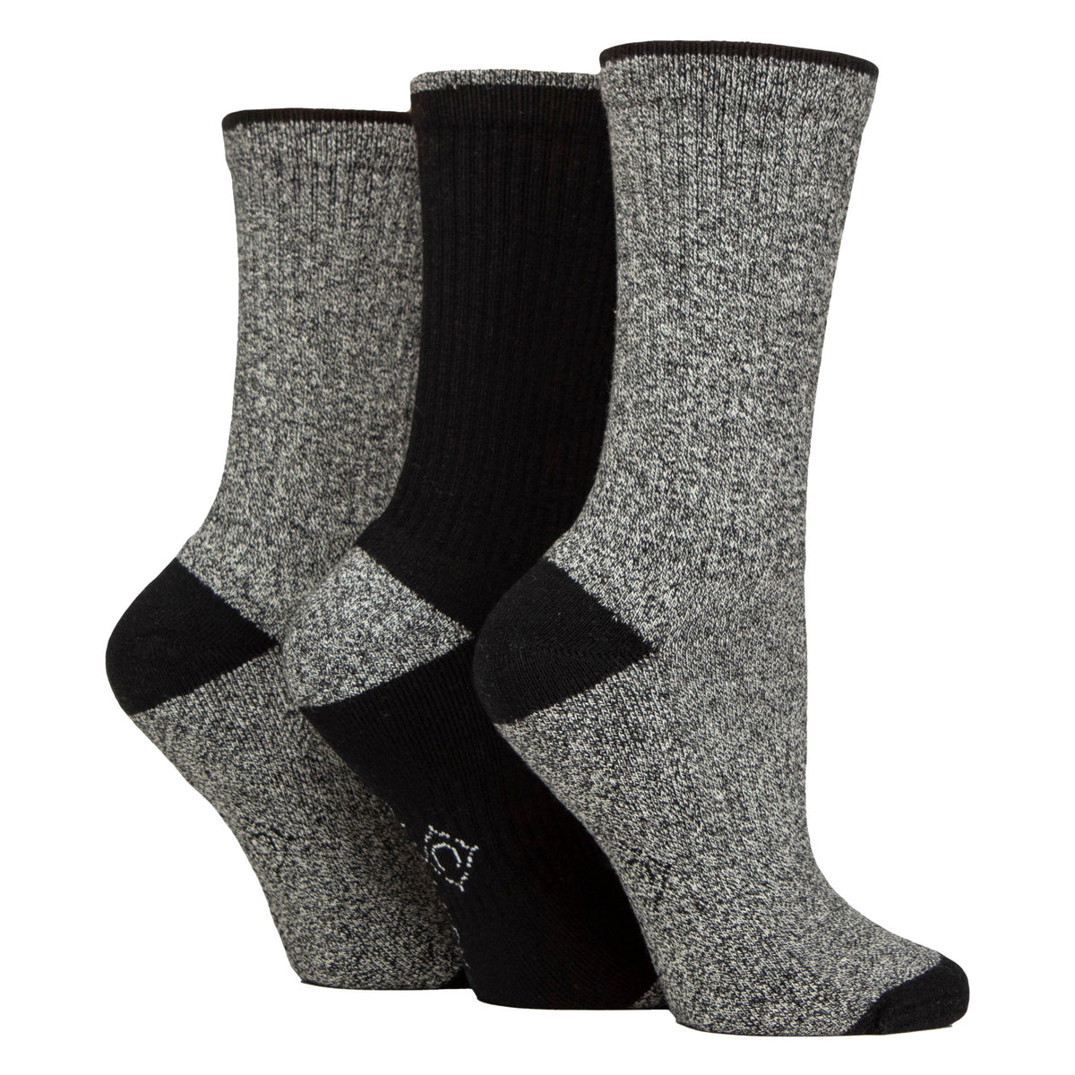 6 Pairs Ladies Water Repellent Midweight Outdoor Socks for Hiking & Walking