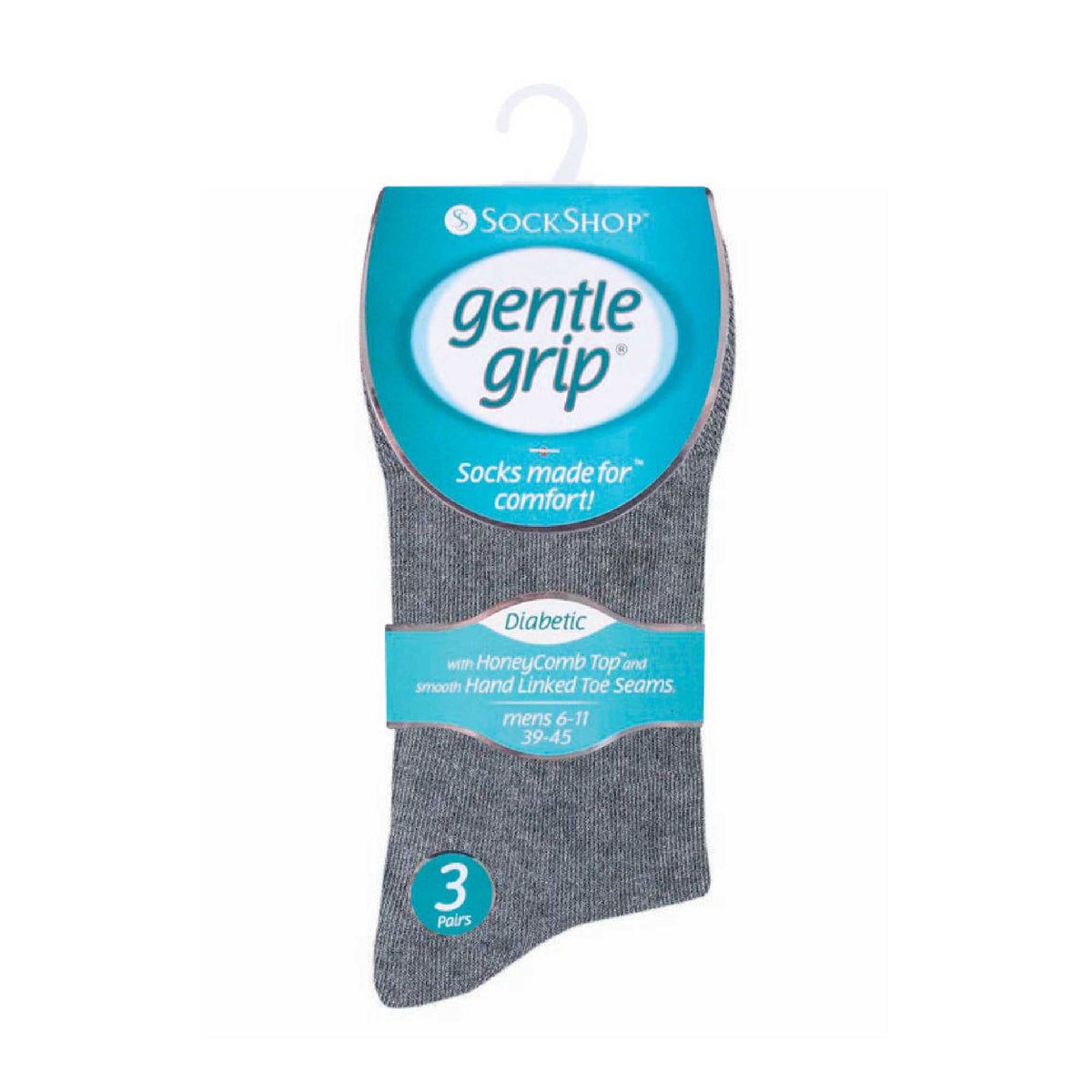 6 Pack Mens Non Elastic Soft Top Cotton Diabetic Socks