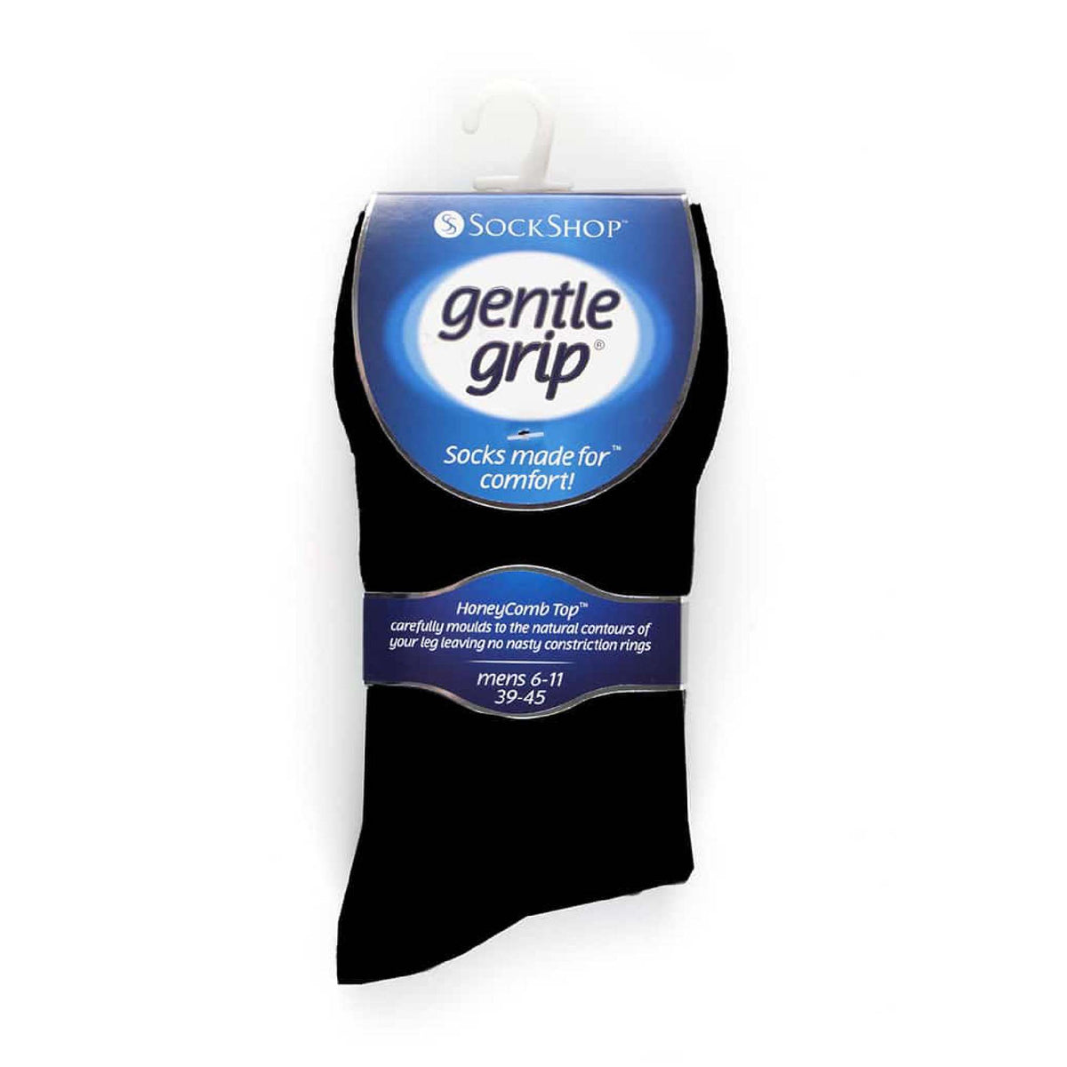6 Pack Mens Loose Top Plain Coloured Cotton Socks