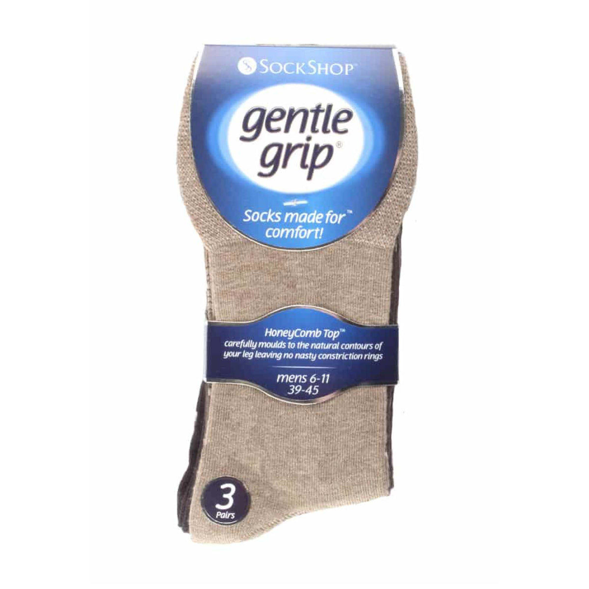 6 Pack Mens Loose Top Plain Coloured Cotton Socks