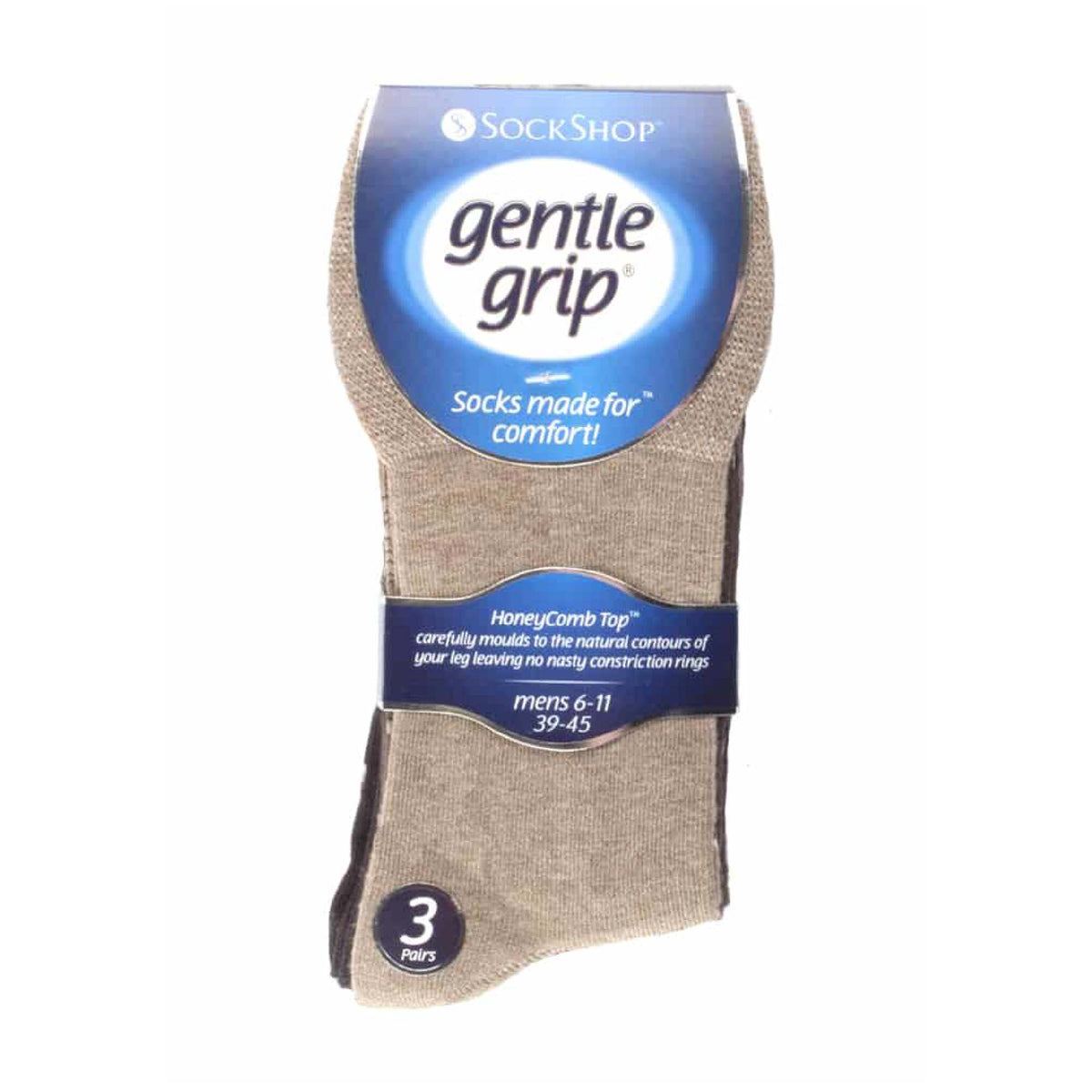 6 Pack Mens Loose Top Plain Coloured Cotton Socks