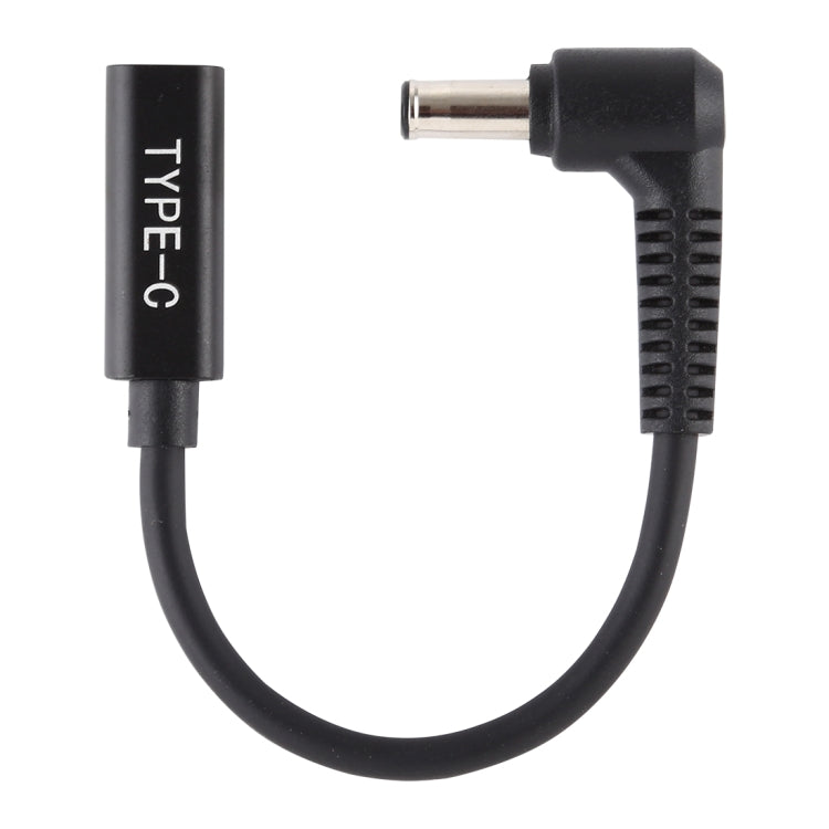 DP 5.0 x 1.0mm to Type-C Female Power Adapter Charger Cable