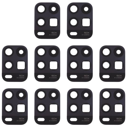 10 PCS Back Camera Lens for Xiaomi Mi 10 Youth 5G, For Xiaomi Mi 10 Youth 5G