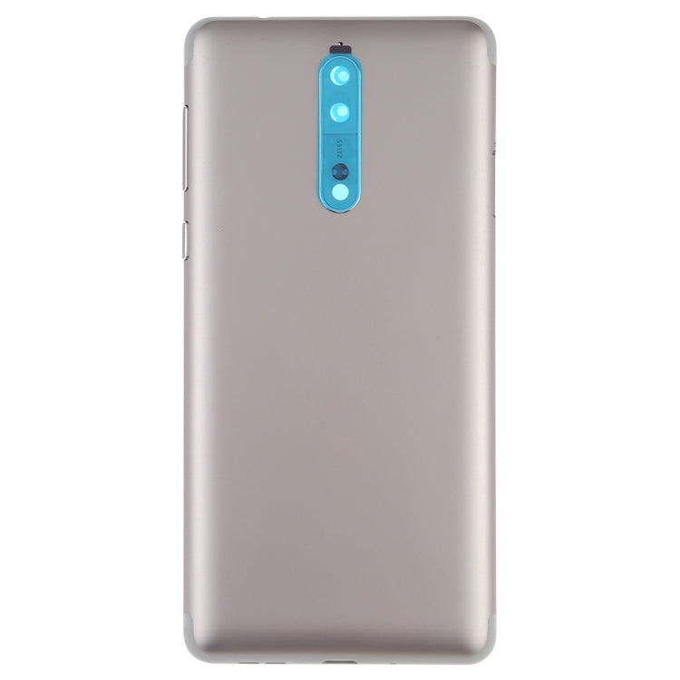 Battery Back Cover with Camera Lens Frame & Side Keys for Nokia 8, For Nokia 8, Nokia 8