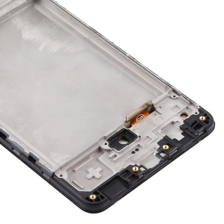 TFT LCD Screen for Samsung Galaxy A31 / SM-A315 Digitizer Full Assembly with Frame (Black)