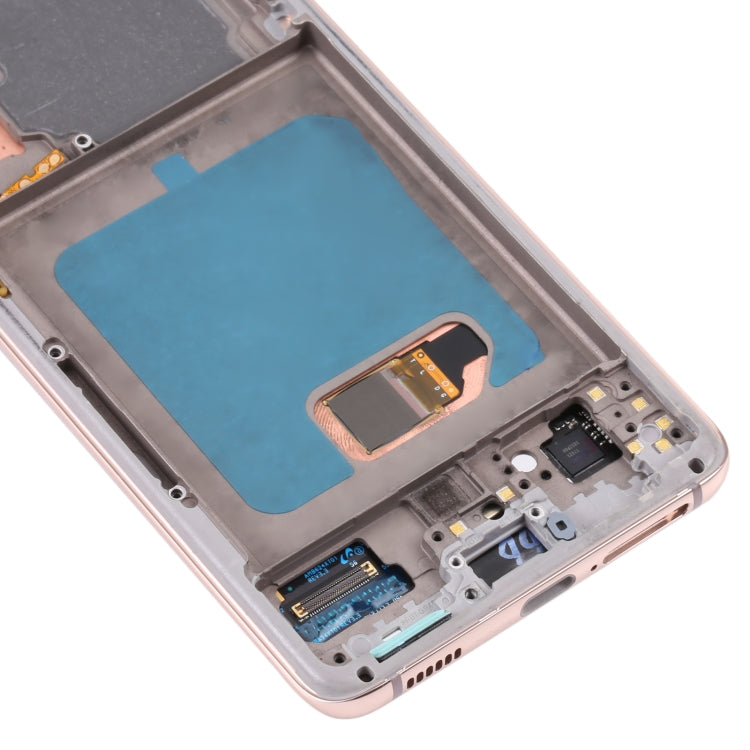 Original LCD Screen and Digitizer Full Assembly with Frame For Samsung Galaxy S21 4G/S21 5G SM-G990 SM-G991, For Samsung Galaxy S21 4G/S21 5G