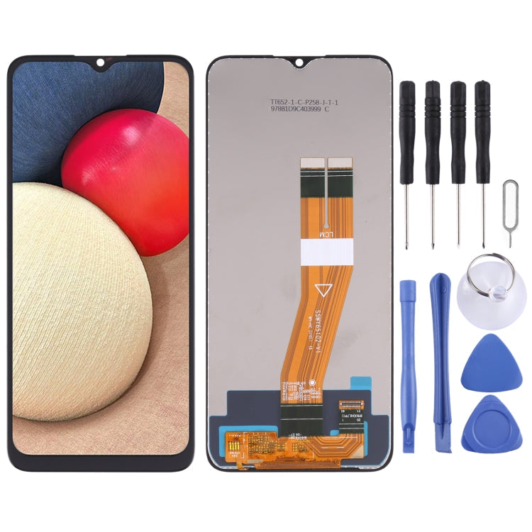 LCD Screen and Digitizer Full Assembly For Samsung Galaxy A02S SM-A025F