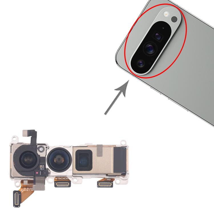 For Google Pixel 9 Pro XL Original Camera Set – Periscope + Wide + Main