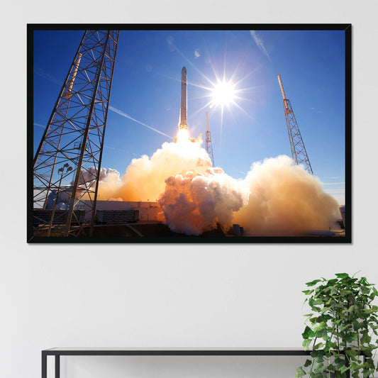 "SpaceX Falcon 9 Launch" on Framed Prints, Canvas, Framed Canvas, Acrylic or Print-only