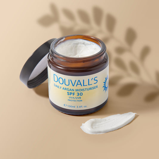 Argan Daily Moisturiser with SPF30 UVA/UVB protection 100ml Jar