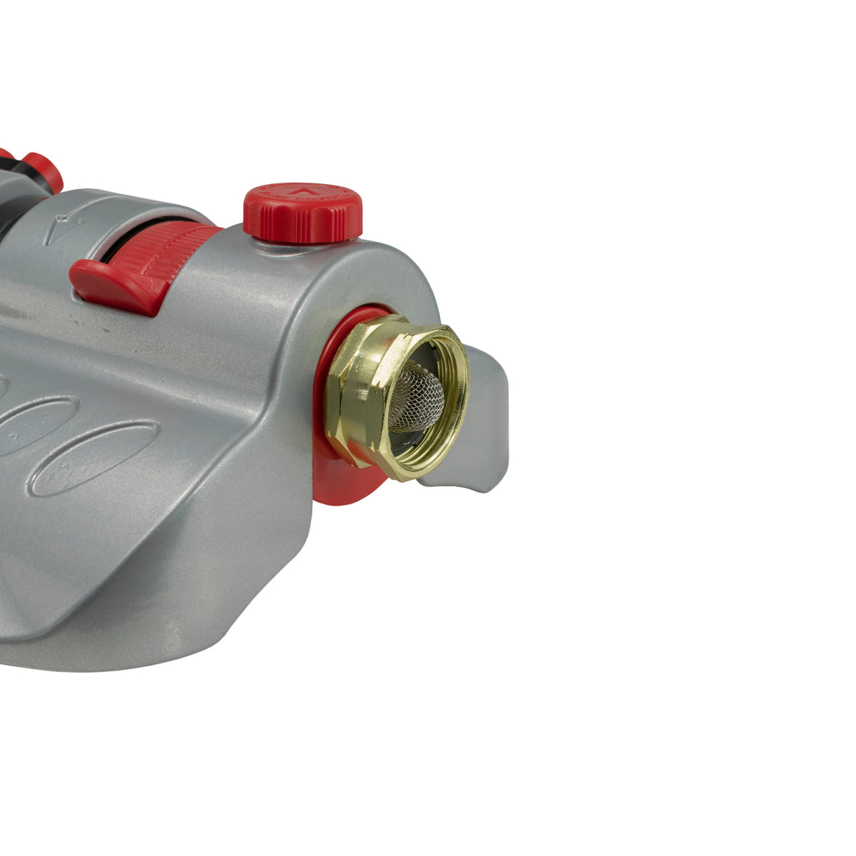 Bar Metal Turbo Oscillating Sprinkler Water Flow Control Outdoor Hose Accessory