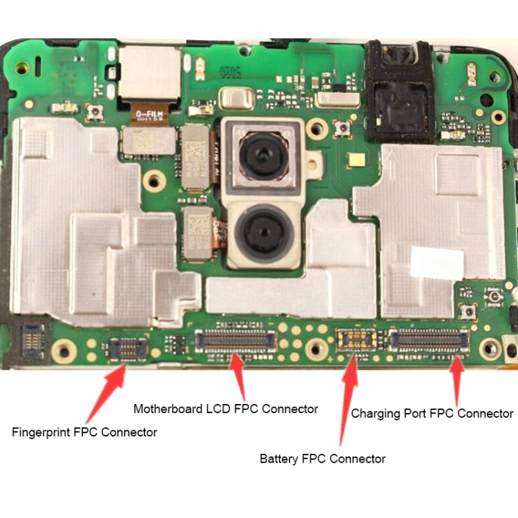 10 PCS Motherboard LCD Display FPC Connector for Huawei P Smart Z, For Huawei P Smart Z