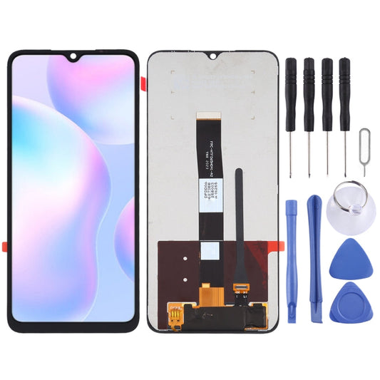 Original LCD Screen and Digitizer Full Assembly for Xiaomi Redmi 9A / 9C / Redmi 9C NFC / Redmi 9AT / Redmi 9i / Redmi 9 Activ / Poco C31 / Redmi 10A, For Xiaomi Redmi 9A / 9C(Original)