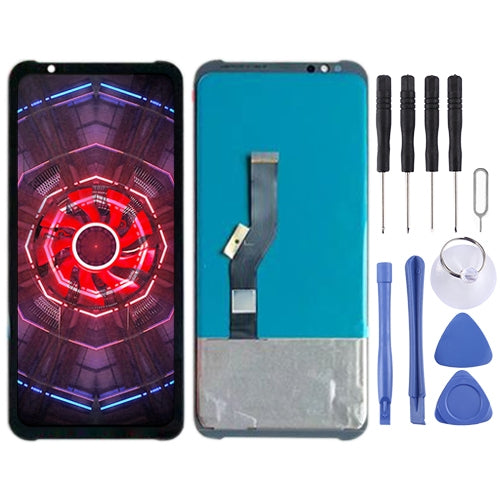 AMOLED Material LCD Screen and Digitizer Full Assembly for ZTE Nubia RedMagic 3 / 3S NX629J, For ZTE Nubia RedMagic 3(AMOLED)