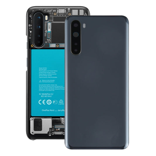 For OnePlus Nord Battery Back Cover with Camera Lens Frame, For OnePlus Nord