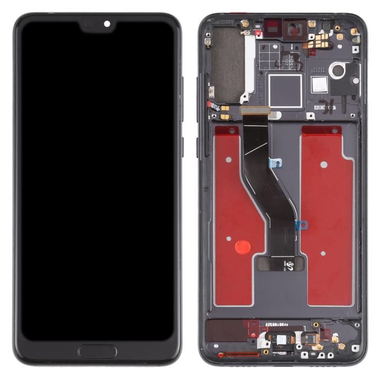LCD Screen and Digitizer Full Assembly with Frame for Huawei P20 Pro, For Huawei P20 Pro