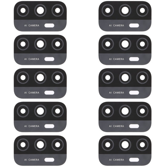 For OPPO A33 (2020) / A53s 4G / A11s / A32 / A53 (2020) CPH2127 PDVM00 10pcs Back Camera Lens, For OPPO A33 (2020) / A53s 4G / A11s / A32/A53 (2020)