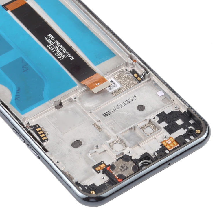 LCD Screen and Digitizer Full Assembly with Frame for LG Q51 LM-Q510N, For LG Q51
