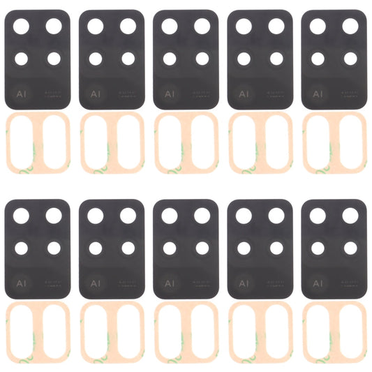 For OPPO F19 Pro CPH2285 10pcs Back Camera Lens, For OPPO F19 Pro