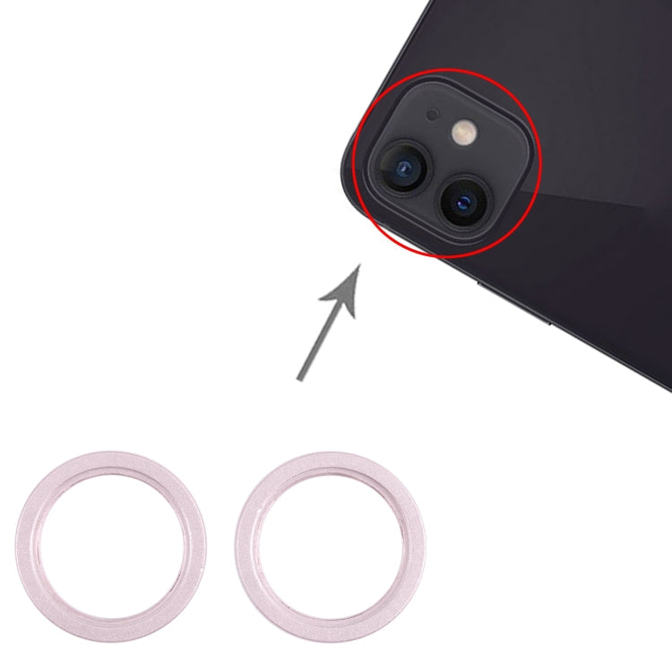 2 PCS Rear Camera Glass Lens Metal Outside Protector Hoop Ring for iPhone 13, For iPhone 13, For iPhone 13 (Outside)