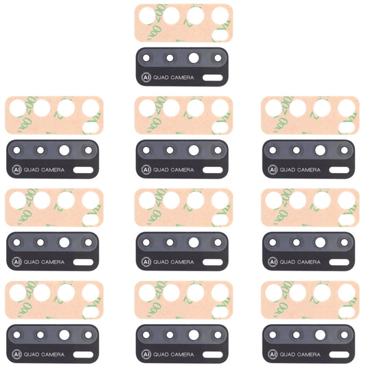 For Tecno Pouvoir 4 / 4 Pro LC7 10pcs Back Camera Lens, For Tecno Pouvoir 4 / 4 Pro