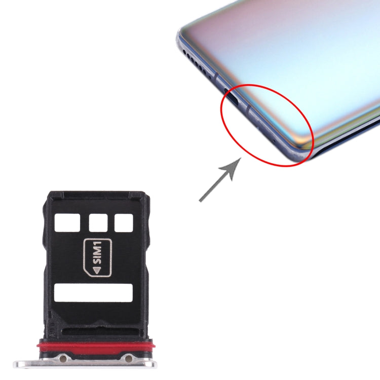 SIM Card Tray + NM Card Tray for Huawei Mate 40 Pro+, For Huawei Mate 40 Pro+