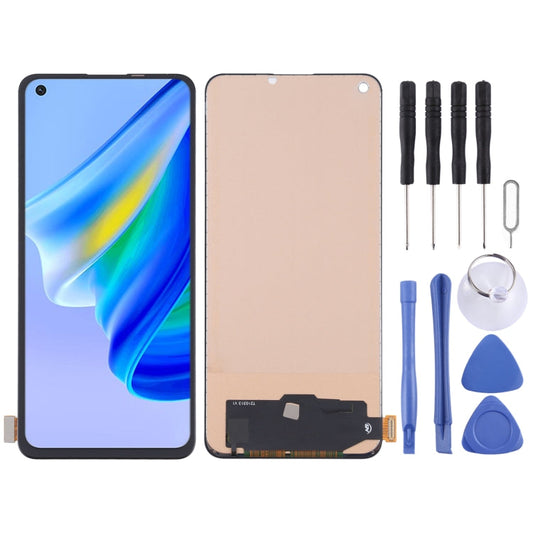 TFT Material LCD Screen and Digitizer Full Assembly (Not Supporting Fingerprint Identification) for OPPO A95 4G / F19s, For OPPO A95 4G / F19s