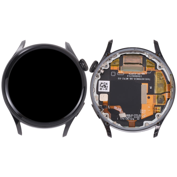 Original LCD Screen and Digitizer Full Assembly With Frame for Huawei Watch 3, For Huawei Watch 3(Black), For Huawei Watch 3(Silver)