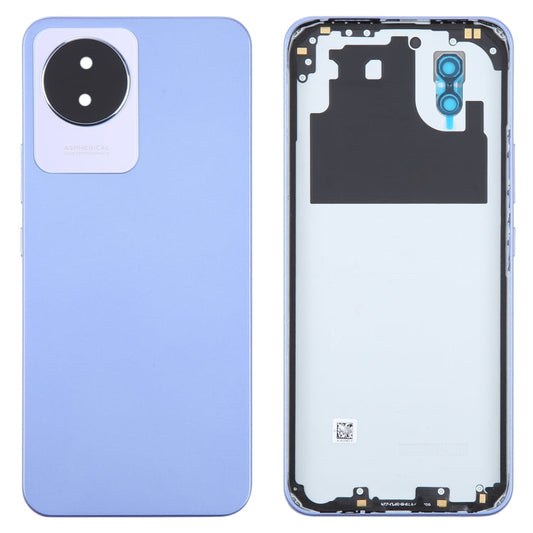 For vivo Y02 Original Battery Back Cover with Camera Lens Frame, For vivo Y02(Original)