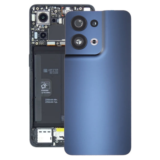 For OPPO Reno8 5G Original Battery Back Cover with Camera Lens Frame, For OPPO Reno8 5G(Original)