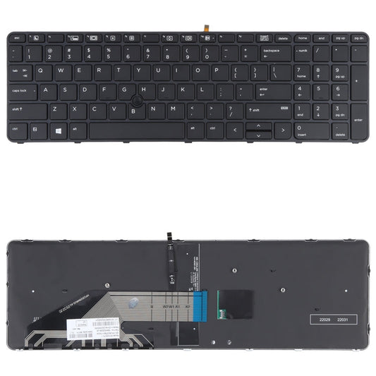 For HP Probook 650 G2 G3 655 G3 450 G3 841137-001 US Version Keyboard with Backlight and Pointing, For HP Probook 650 G2