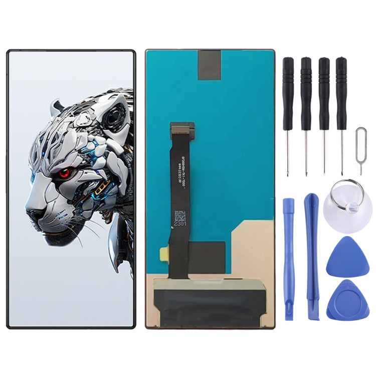 For ZTE nubia Red Magic 8S Pro AMOLED LCD Screen with Digitizer Full Assembly, For ZTE nubia RedMagic 8S Pro