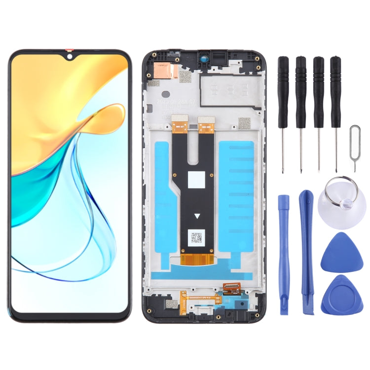 For ZTE Blade V50 Design 4G LCD Screen Digitizer Full Assembly with Frame, For ZTE Blade V50 Design 4G